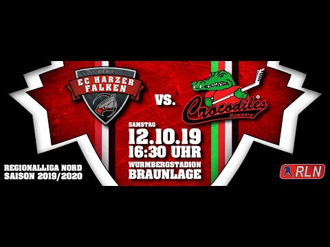 (Gopro) 3. Drittel Harzer Falken vs Crocodiles Hamburg 1b 12 10 2019