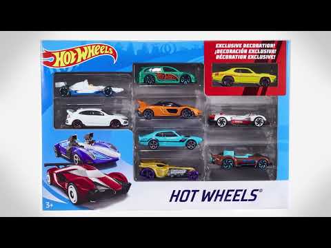 Mattel Dvidešimties „Hot Wheels“ automodelių rinkinys video