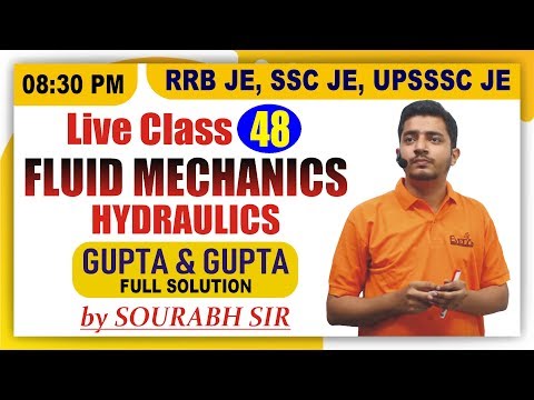 🔴 Live Class #48 | Gupta & Gupta | RRB JE | SSC JE | UPSSSC JE | Civil Engineering | by Sourabh Sir Video