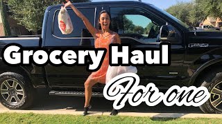 new grocery haul for one 2020 // crashing my mom's grocery run! // eating for $10 a day