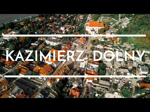 Kazimierz Dolny z lotu ptaka