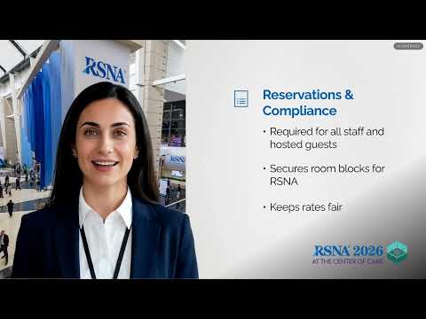 Reserving your RSNA 2026 hotel rooms video thumbnail