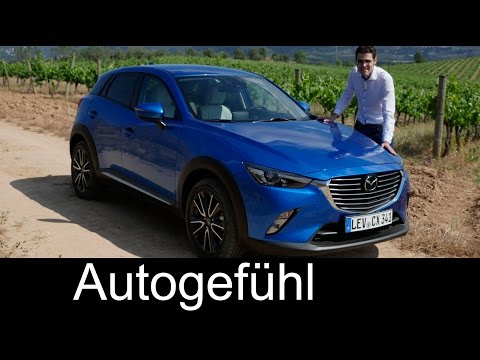 All-new Mazda CX-3 FULL REVIEW test driven 2016 small SUV sports + center line - Autogefühl