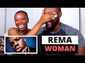 I'M NOT ALLOWED TO WATCH THIS! Rema - Woman Official Music Video (REACTION)