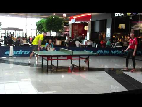 Tenis Stołowy Artur Daniel Mateusz Ufnal 22 sekunda akcja meczu