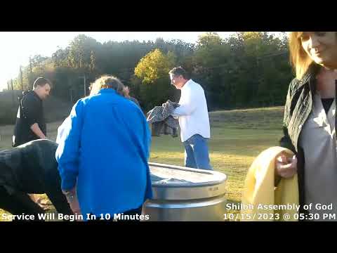 Shiloh Assembly of God 10-15-2023 05:30 PM Baptism and Sunday Night Worship Service