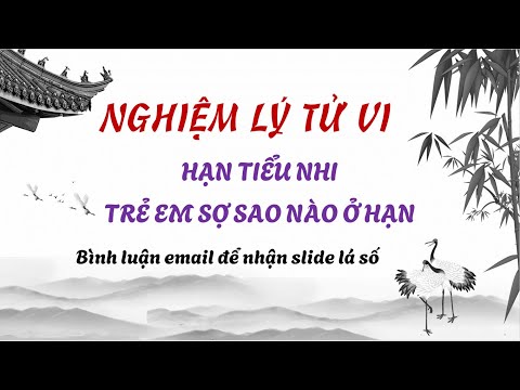 Nghiệm lý hạn tiểu nhi. Trẻ em sợ sao nào tại hạn?