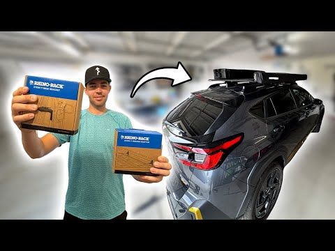 Step-by-Step: Rhino Rack Awning Brackets on 2024 Crosstrek Pioneer Roof Rack