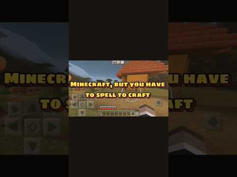 JP gaming - Minecraft, but you have to spell to craft...#shorts #trending