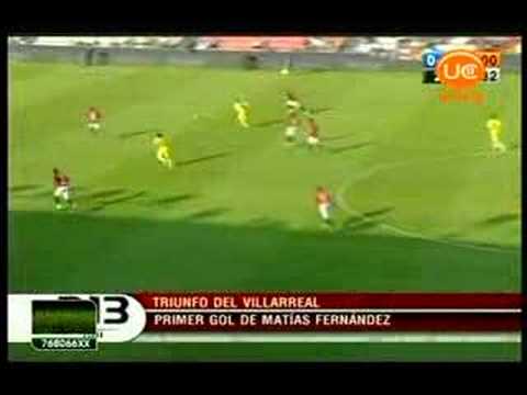 Matias Fernandez - primer gol en España