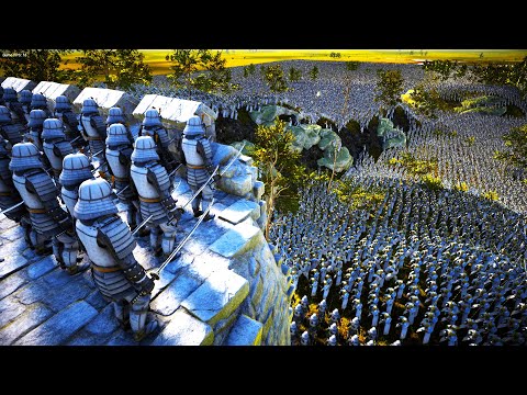 SAMURAI KATANA strikes with HEAVY KNIGHTS BLADE - Ultimate Epic Battle Simulator 2 | UEBS2