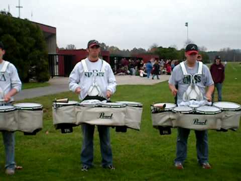 UMass Drumline: Quad Line - Band Day 2008