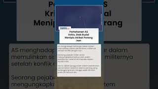 Stok Rudal AS Menipis Akibat Perang Iran, Pemulihan Butuh Bertahun tahun