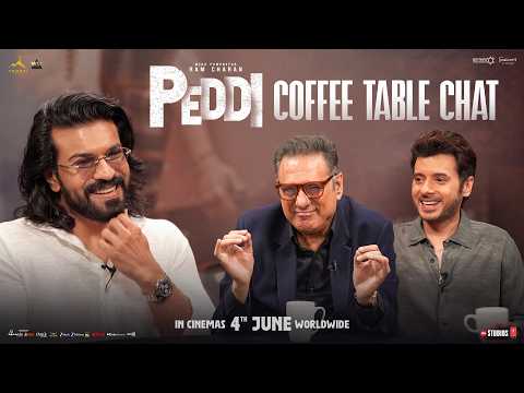 Peddi Coffee Table Chat | Ram Charan | Divyenndu | Boman Irani | Buchi Babu Sana | Janhvi Kapoor