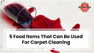 5 Food Items That Can Be Used For Carpet Cleaning