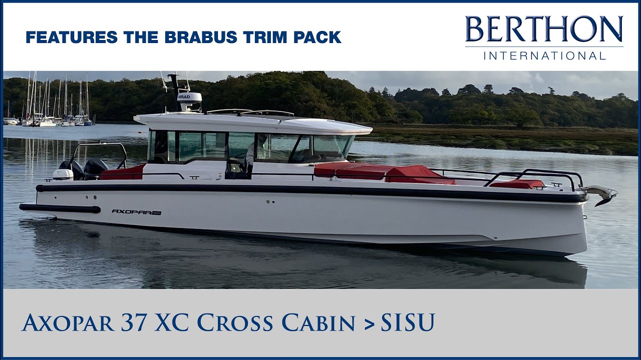 Axopar 37 XC Cross Cabin (SISU) with Hugh Rayner - Yacht for Sale - Features the BRABUS Trim Pack