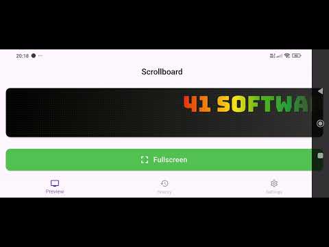 Scroll Board: LED Effect