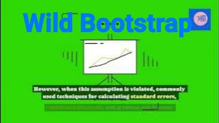 Download the video "What is Wild Bootstrap? #statistics #bootstrap #resampling #wildbootstrap #heteroskedasticity"