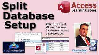How to Set Up a Split Shared Microsoft Access Database using Access Database Cloud (FE/BE)