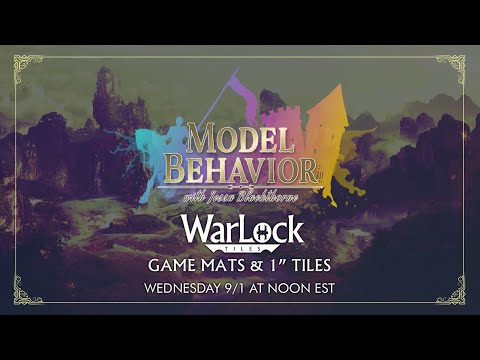 Model Behavior: 1" WARLOCK TILES AND WARLOCK GAME MATS!