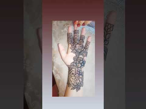 August 19, 2 rose flower 🌿🌹 mehndi 🌸❤️ design 🌹025