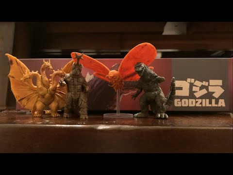 Awesome pre-washed Miniatures of Kaiju - Godzilla Tokyo Clash Board Game - unboxing