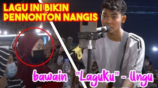 Penonton Ikut Baper - LAGUKU - UNGU (LIVE COVER) BY TRI SUAKA - Pendopo Lawas Jogja