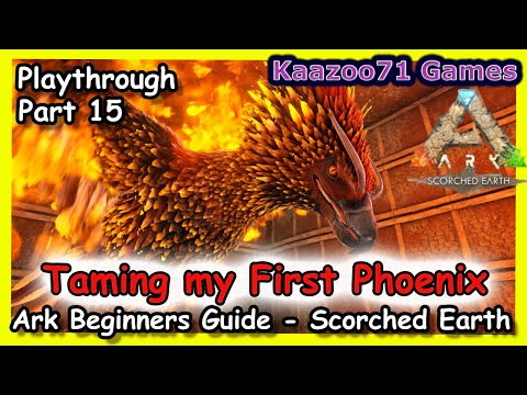 Taming my First Phoenix Scorched Earth Ark 💥 - EP 15