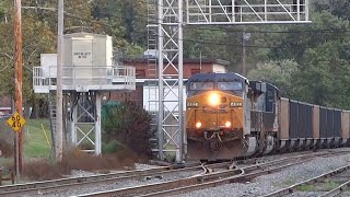 preview picture of video 'CSX Coal Train In Brunswick'