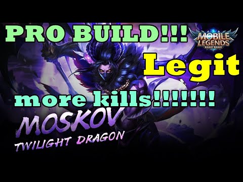 MOBILE LEGENDS MOSKOV ONE SHOT ONE KILL GAMEPLAY how to be a pro moskov?