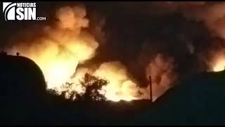 Combaten fuego en industria multiquímica, en Haina