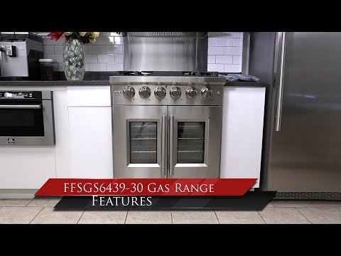 Forno FFSGS6439-30 - 30" - Gas Range French Doors