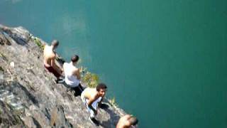 preview picture of video 'Cliff Jumping - delta quarry'