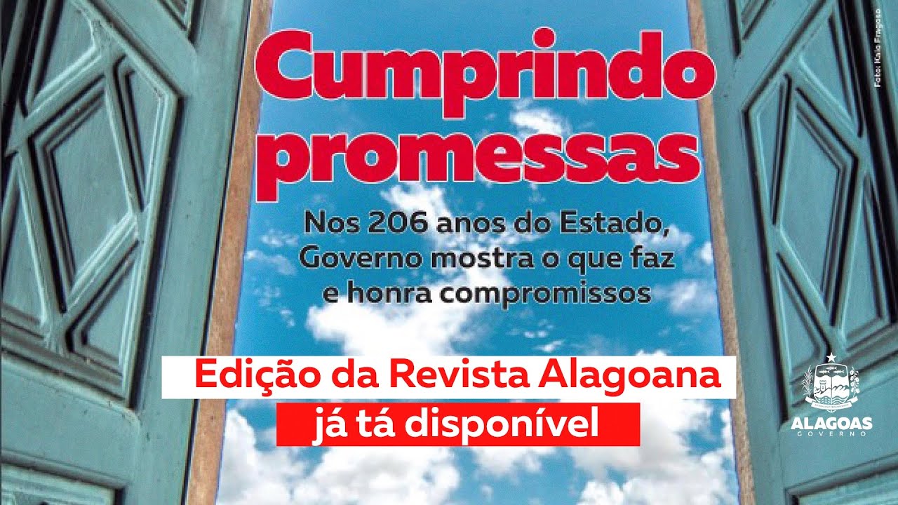 Nova edição da Revista Alagoana já está disponível
