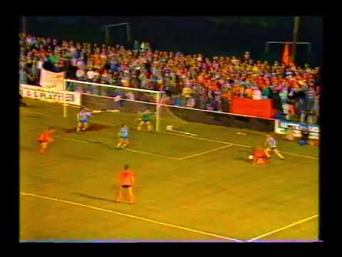 17/09/1987 - Coleraine v Dundee United - UEFA Cup 1st Round 1st Leg - Goal