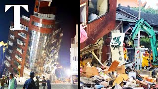 LIVE: Taiwan earthquake: rescue operation underway
