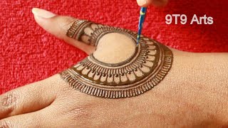 New Stylish Floral Mehndi Design for Hands  Easy M