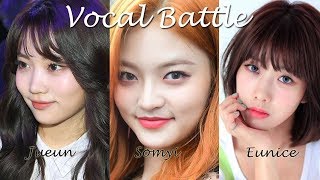 [Vocal Battle] DIA (다이아 ) Somehow (왠지) Eunice (유니스) Jueun (주은) Somyi (솜이)