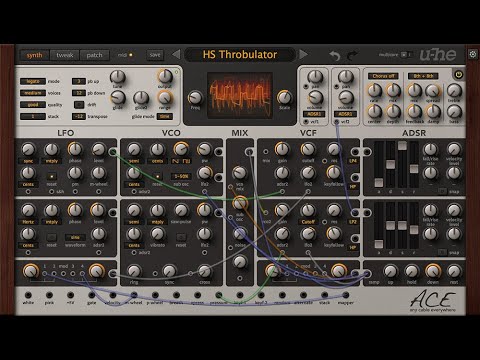 u-he ACE. ACE: Any Cable Everywhere. NO TALKING.