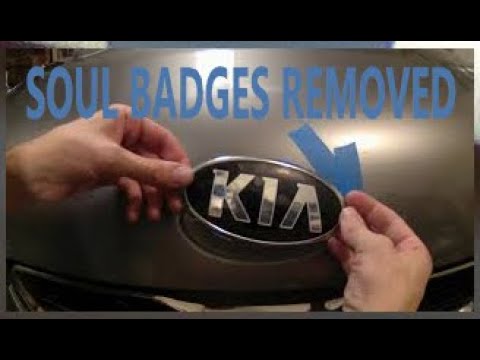 2013 Kia Soul Front/Back Emblems removed