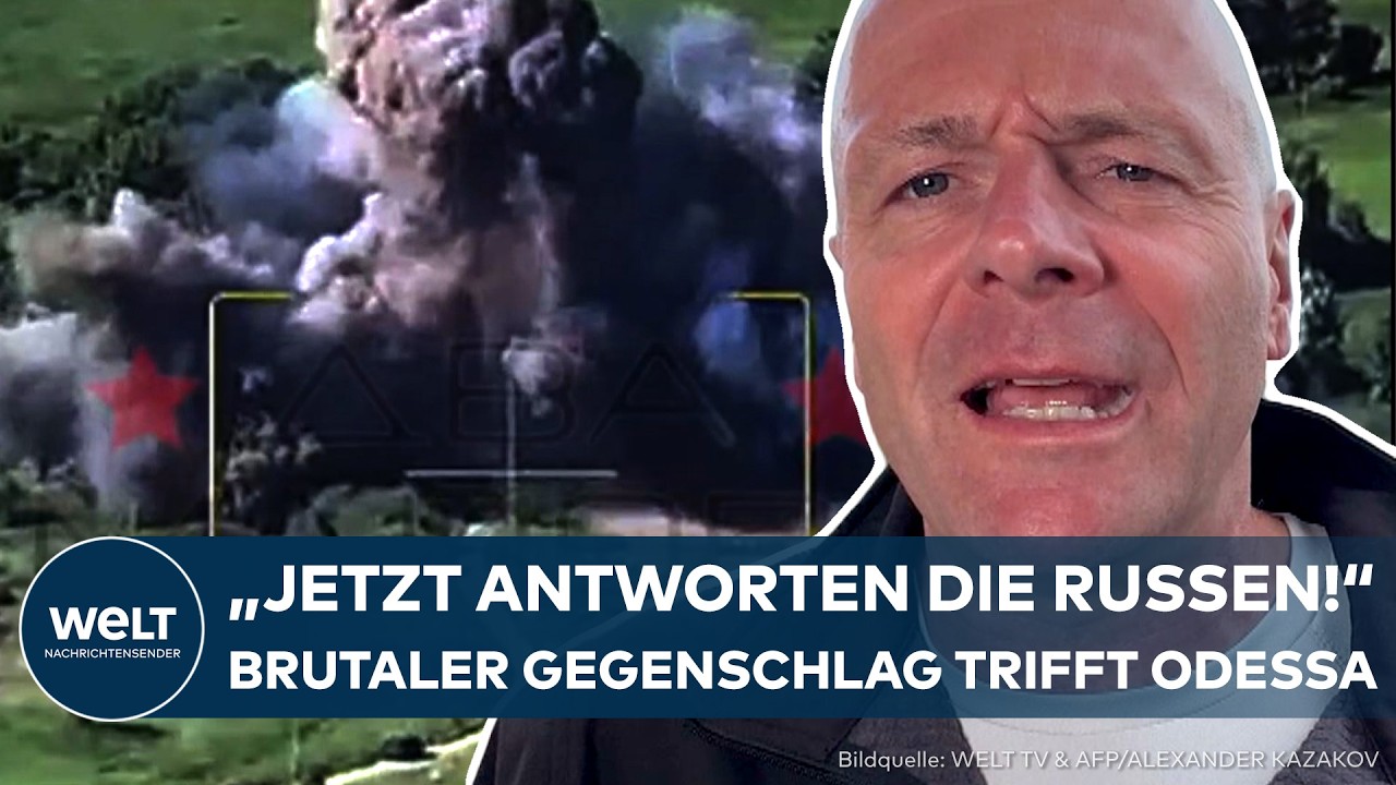 PUTINS KRIEG: "Jetzt antworten die Russen!" Gegenschläge krachen auf Odessa ein