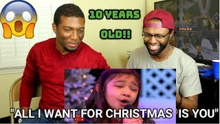 Angelica Hale - All I Want For Christmas Is You (10 YEARS OLD) (REACTION)