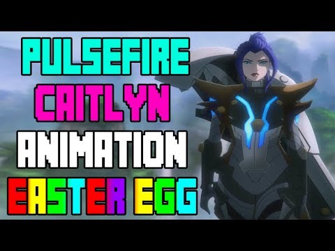 NEW Caitlyn Pulsefire Animation Trailer Easter Egg | League of Legends | Skin 1820 RP