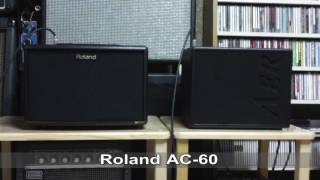Video thumbnail for Compared ROLAND AC-60 With AER Compact60/3 In A Flat Tone Sound With Ovation 1768 ELITE by Gear For Guitars