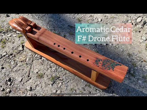 Aromatic Cedar Drone Flute F#