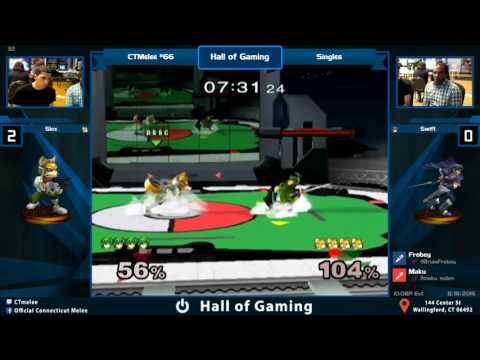 CTmelee #66 - Slox (Fox) vs. Swift (Marth) - Winner Finals SSBM Tournament