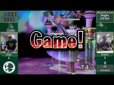 SWEET 26 - Ginger (Falco) vs Drephen (Sheik) - SSBM LSF