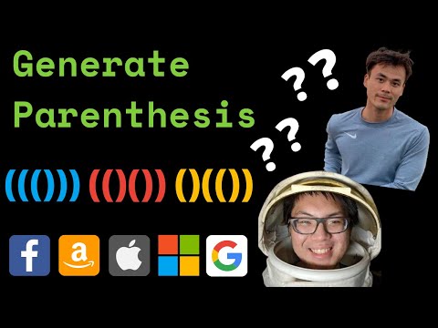 Generate Parenthesis Leet Code Question Explained | Recursive Backtracking Solution