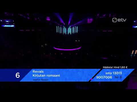 Revals – Kirjutan Romaani - LIVE at Eesti Laul 2020 Semifinal 1
