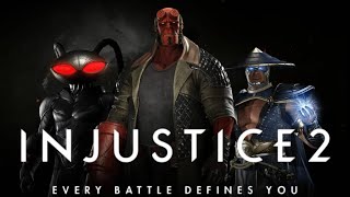 ONLY USING FIGHTER PACK 2 CHARACTERS |''Injustice 2 BlackManta,Raiden and Hellboy Gameplay''